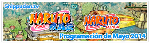 Programacion de Naruto Shippuden Mayo 2014